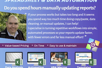 automate your excel reports, workflows and messy data