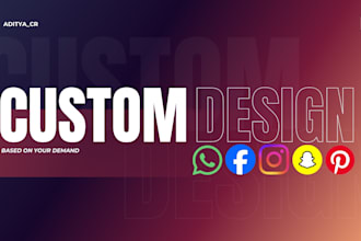make logo design, social media banner, posture design