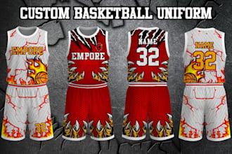 do custom basketball jersey and uniform designs