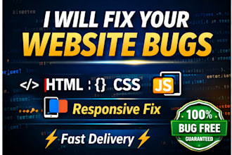 fix HTML CSS bugs and responsive issues
