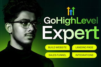 build a high converting gohighlevel website, sales funnel expert