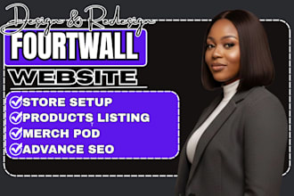 design fourthwall store, set up fourthwall merch pod website