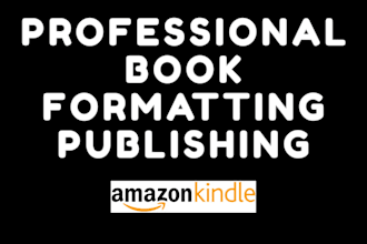 do book formatting for amazon kdp