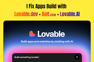 build, fix website, lovable ai, supabase, cursor ai, stripe
