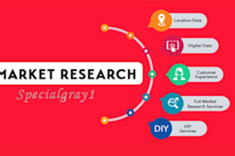 do professional market research and business analysis for your brand