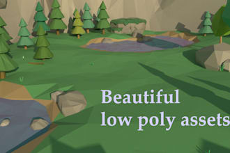 create low poly assets