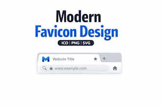 design modern minimalist favicon and app icon for website