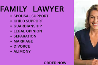 handle divorce proceedings, family law, custody disputes, and settlements
