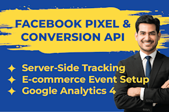 setup facebook pixel conversion API and ga4 serverside tracking via GTM