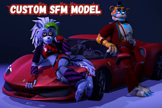 make fully custom sfm model, gmod playermodel, tf2 model, mmd model, l4d2, fnaf