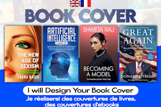 do professional kdp print book cover design , ebook cover design
