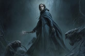 draw horror or fantasy monster or creature for you