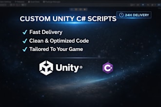 write clean and optimized unity c sharp scripts