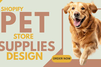 build a high converting shopify pet store and ecommerce website