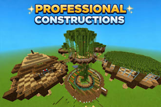 build professional minecraft builds, spawn, lobby, or maps