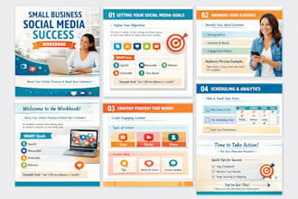design ebooks, workbooks and canva templates