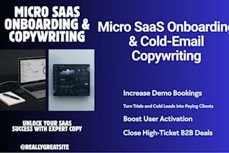do micro saas onboarding sequences cold email copywriting for high ticket b2b