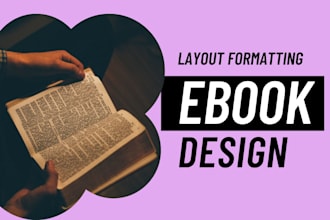 book formatting for amazon KDP and typesetting for ebook and print