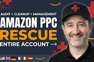 audit your amazon PPC account, do a full cleanup and manage bids for 30 days