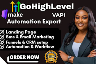 build gohighlevel automation ghl funnel a2p 10dlc vapi ai expert