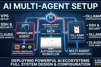 openclaw multi agent hermes ai agent n8n mcp claude code codex ollama setup vps