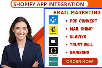 setup shopify email marketing pop convert mail chimp klaviyo trust will omnisend