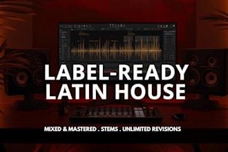 produce a label ready latin house track