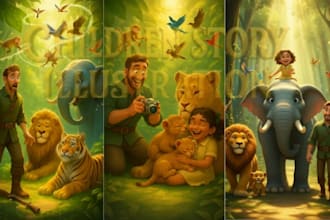 children story book illustration picture book animal book storybook watercolor