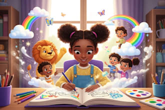 whimsical children book illustration whimsical book illustration