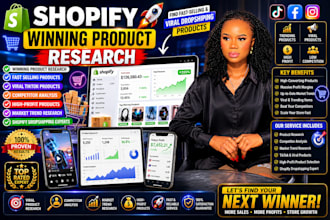 shopify winning product find fast selling dropshipping product research