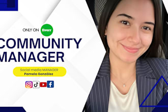 be your spanish or english community manager
