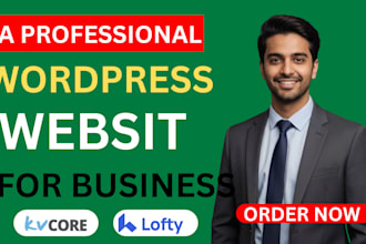 design professional wordpress website for busine