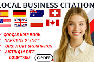 do local citations, backlinks for spain switzerland germany, denmark for ranking