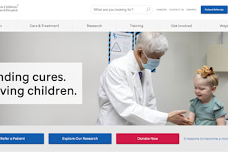 design and develop a professional nonprofit website, charity site or ngo website