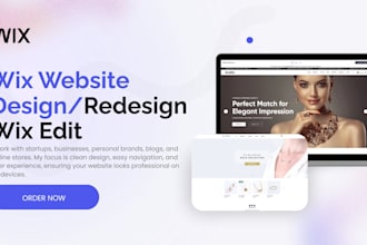redesign build a professional wix website, edit, fix, and revamp your wix
