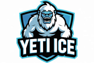 make amazing yeti ice logo with new creative concepts