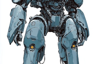 draw high quality robot, concepts