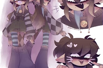 reference sheets of your character