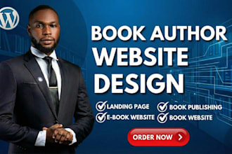 design book author website, ebook website, fiction and pre launch page