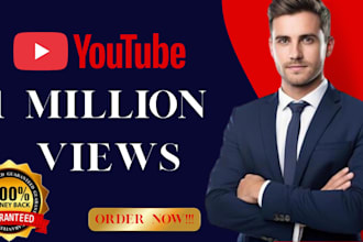 promote youtube channel and video to 1 million views with advanced google SEO