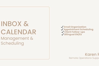 manage your inbox, calendar and appointment scheduling