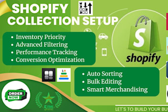 setup professional shopify collection sortwise jedi stamp easyboost supergrid