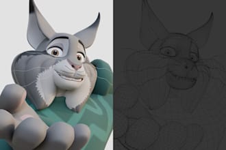 create stylized 3d characters