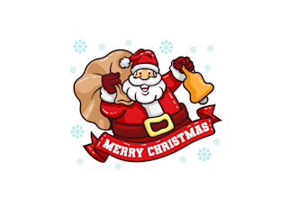 create awesome and gorgeous christmas logo design