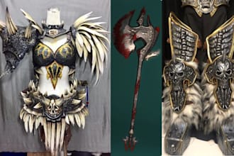 cosplay creation anime wearable cosplay armor printable cosplay props 3d helmet