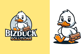 design a custom brand mascot logo, character and cartoon