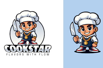 design a unique vector mascot logo
