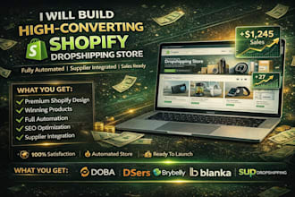 build shopify dropshipping store via doba dsers brybelly blanka sup dropshipping