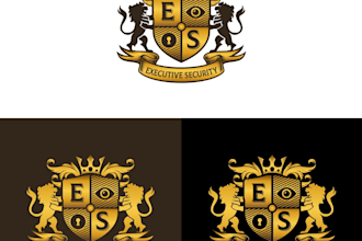 do awesome beautiful ribbon logo with express deliver