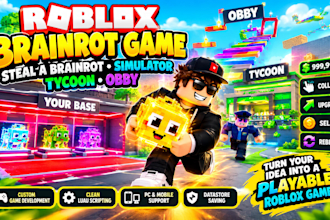 create roblox brainrot game simulator tycoon game obby steal a brainrot game